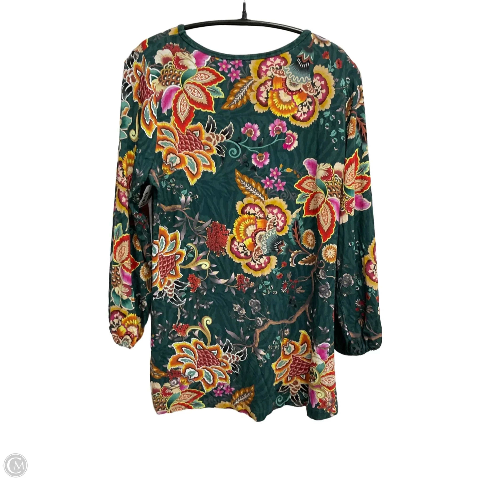 Top 3/4 Sleeve By Johnny Was In Multi-colored, Size: M Johnny Was Clothing