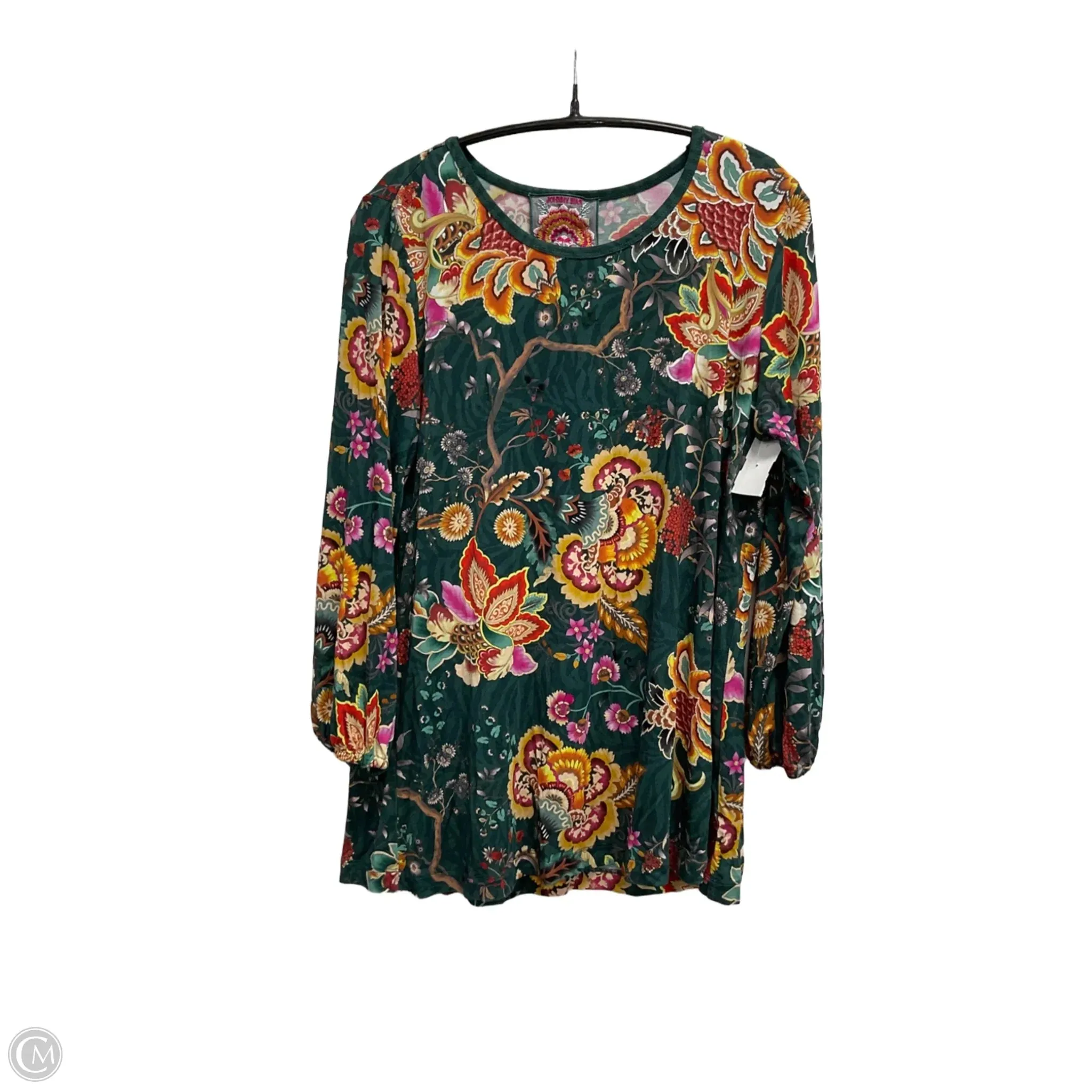 Top 3/4 Sleeve By Johnny Was In Multi-colored, Size: M Johnny Was Clothing