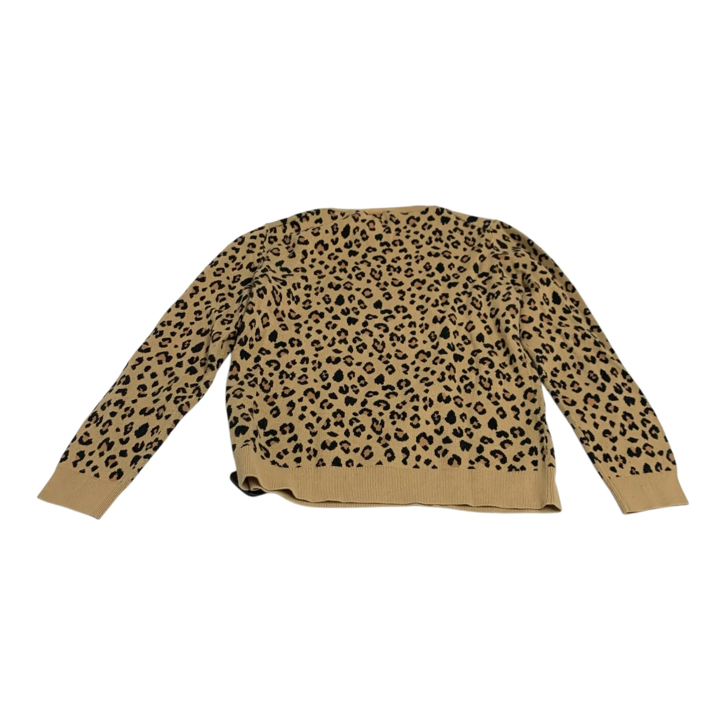 Top Long Sleeve By J. Crew In Animal Print, Size: S j crew
