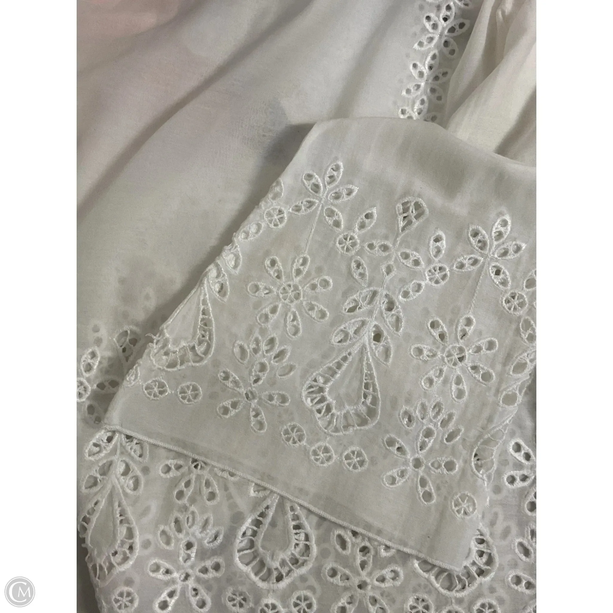 Top Long Sleeve By Johnny Was In Cream, Size: S Johnny Was Clothing