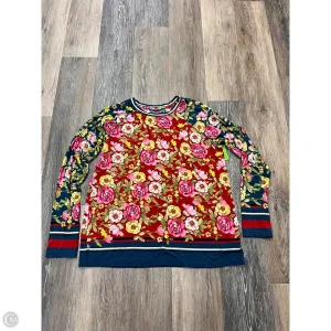 Top Long Sleeve By Johnny Was In Floral Print, Size: M Johnny Was Clothing