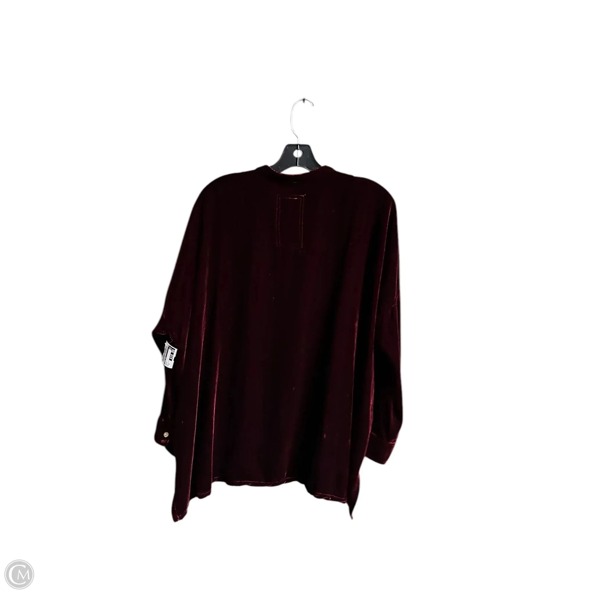 Top Long Sleeve By Johnny Was In Maroon, Size: Xs Johnny Was Clothing