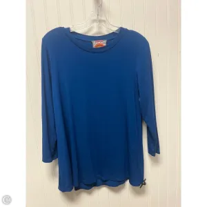 Top Long Sleeve By Johnny Was In Navy, Size: M Johnny Was Clothing