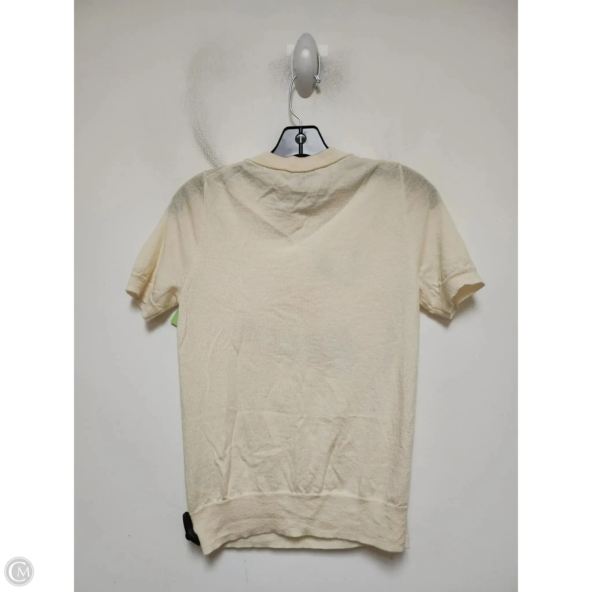 Top Short Sleeve By J. Crew In Tan, Size: M j crew
