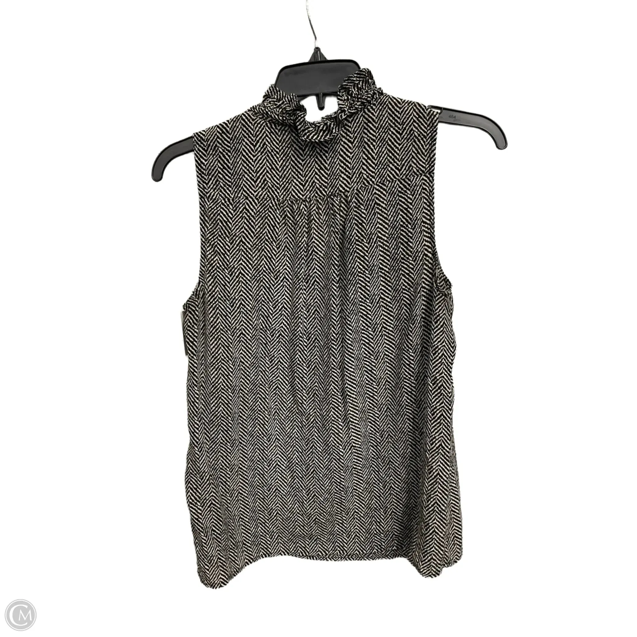 Top Sleeveless By J. Crew In Black, Size: 4 j crew