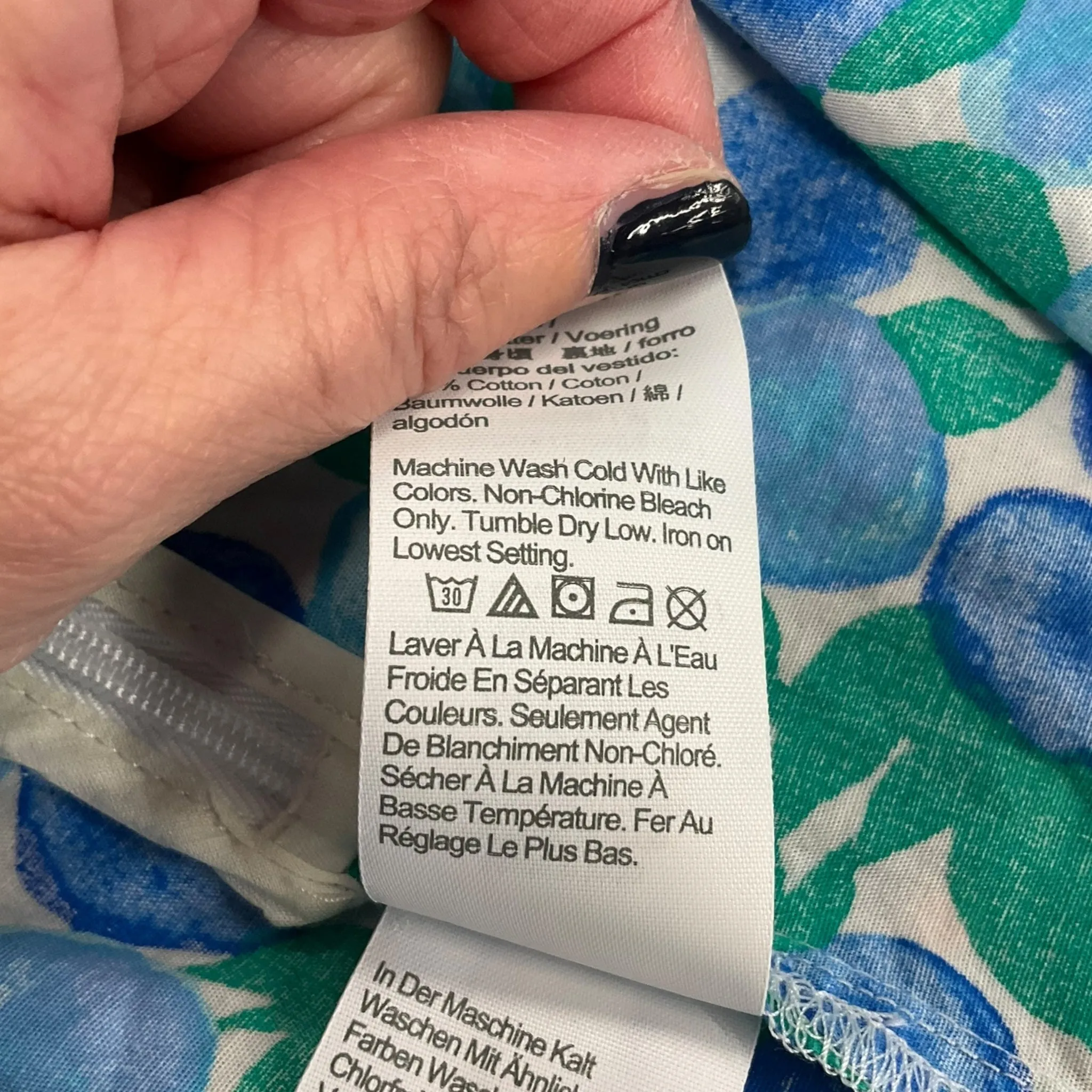 Top Sleeveless By J. Crew In Blue & Green, Size: L j crew
