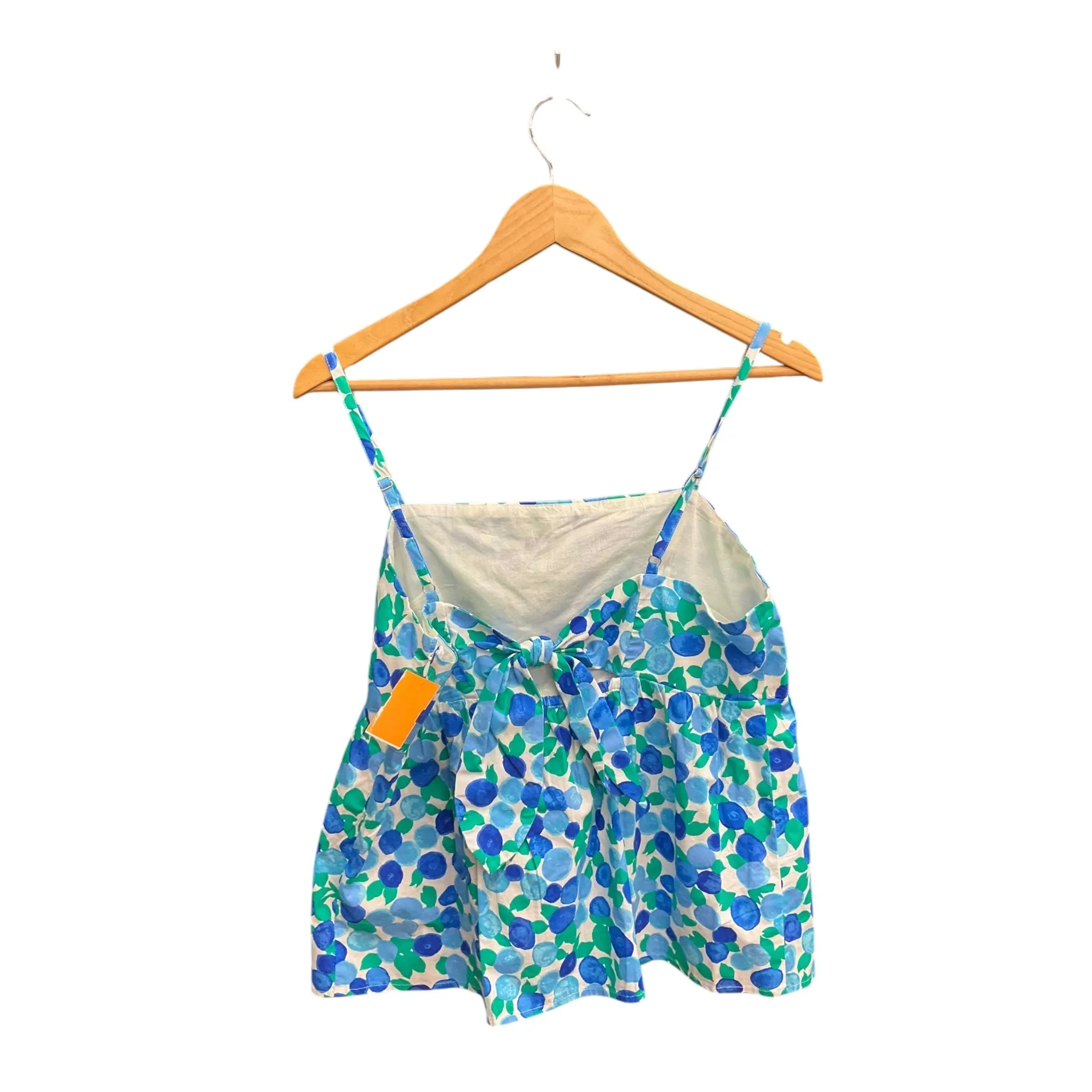 Top Sleeveless By J. Crew In Blue & Green, Size: L j crew