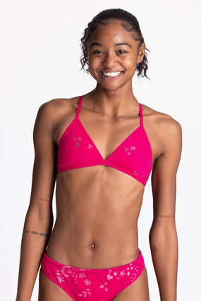 Triangle Bikini Top - Metallic Stellarise all purpose swimwear, comfortable swimwear for everyone