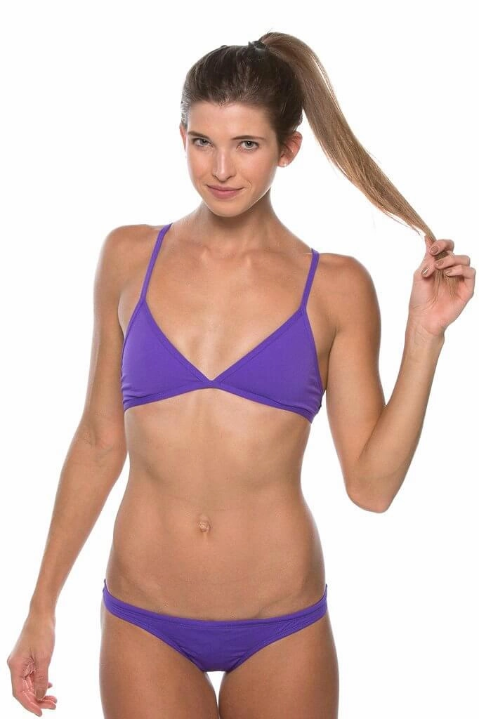 Triangle Top - Purple mix and match bikinis, stylish women's bikini options