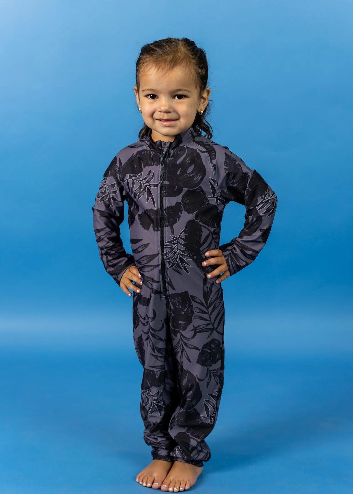 Tropical Night | Mini Rashguard One-Piece (Unisex)
