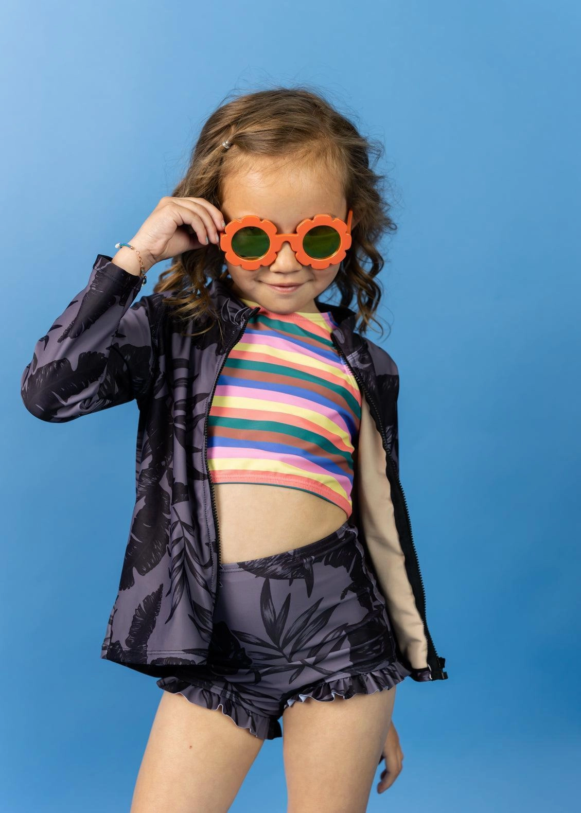 Tropical Night | Mini Rashguard Top (Unisex)