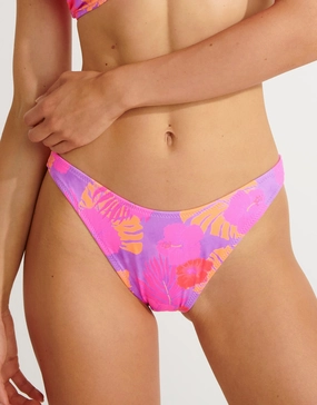 Tropicalia Paea Bikini Pant - Lilac adjustable swim bottoms women, flattering bikini bottoms