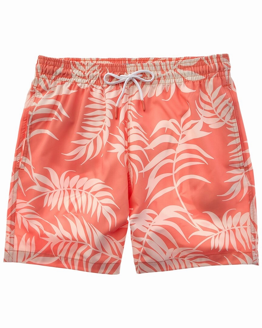 Trunks Surf & Swim Co. Breezy Palms Sano Swim Short mens full coverage swimwear, stylish mens swim trunks