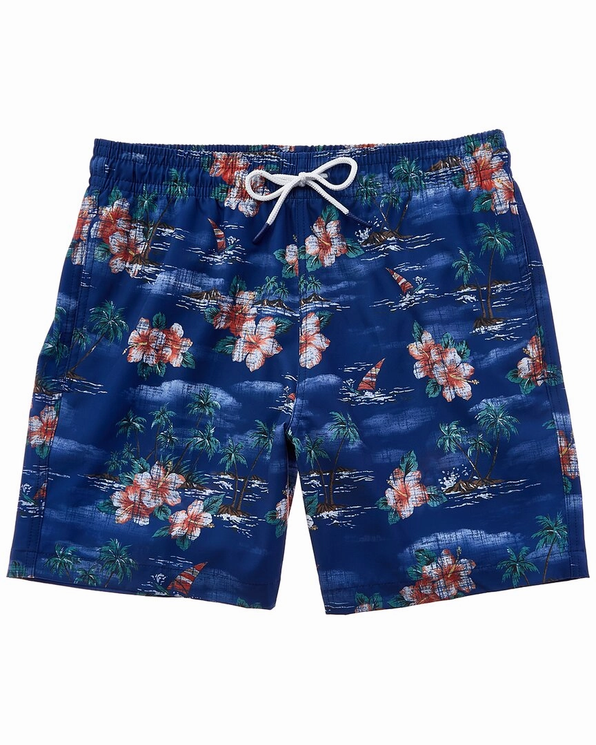 Trunks Surf & Swim Co. Tropical Islands Sano Swim Short mens full coverage swimwear, stylish mens swim trunks