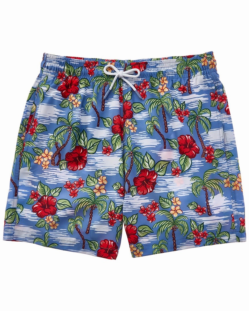 Trunks Surf & Swim Co. Vintage Island Sano Swim Short mens full coverage swimwear, stylish mens swim trunks