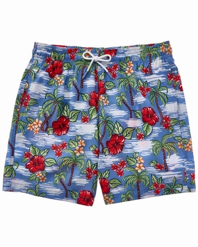Trunks Surf & Swim Co. Vintage Island Sano Swim Short mens full coverage swimwear, stylish mens swim trunks