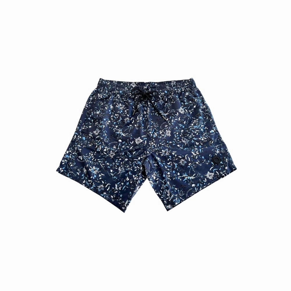 Trussardi Beachwear Polyester Men's Swimwear mens full coverage swimwear, stylish mens swim trunks