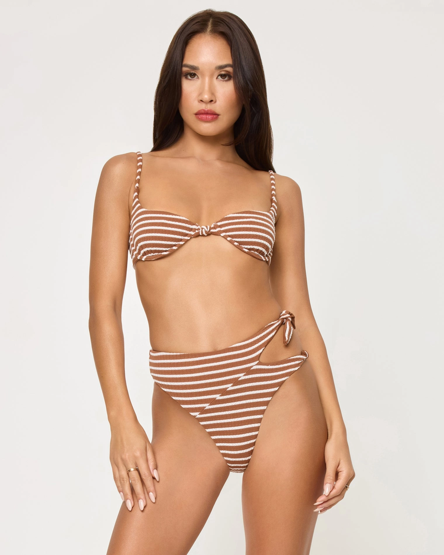 Tulip Bikini Top - Brown Sugar