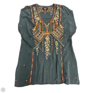 Tunic Long Sleeve By Johnny Was In Blue, Size: M Johnny Was Clothing