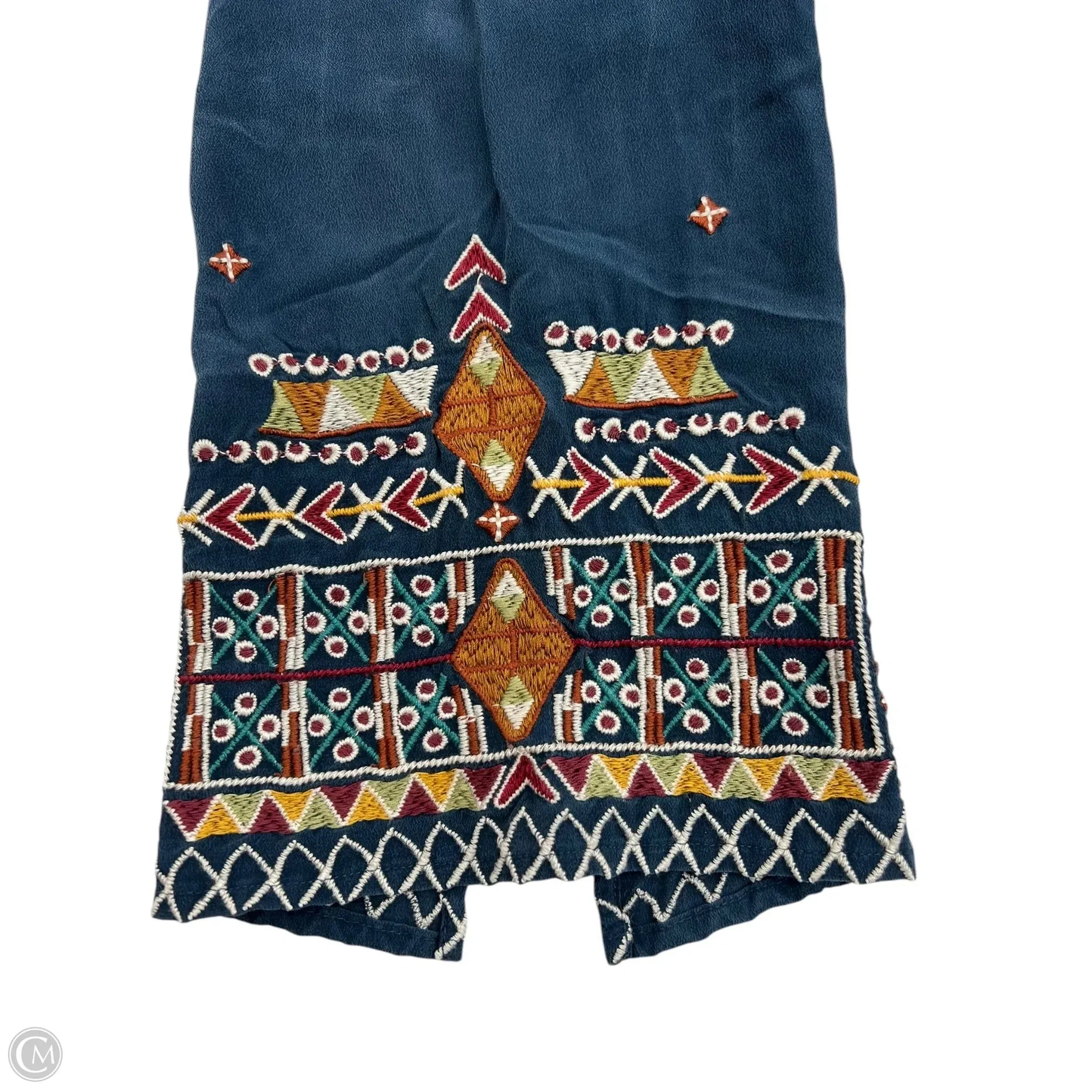 Tunic Long Sleeve By Johnny Was In Blue, Size: M Johnny Was Clothing