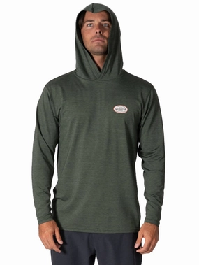 Twisted Eco Hooded Long Sleeve Rashguard men's boardshorts swimwear, long swim shorts for men