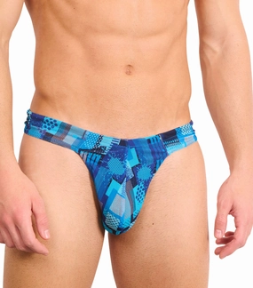Ultramarine Tan Through Swim Thong tan through swimwear men, mens breathable swimwear