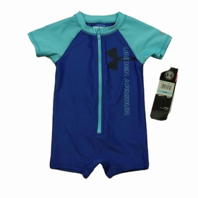Under Armour Boys Blue 1-piece Swimsuit boys swimwear sets, boys swim trunks