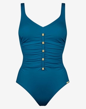 Uni Swimsuit - Ocean Blue plus size swimwear women, curvy womens swimsuits