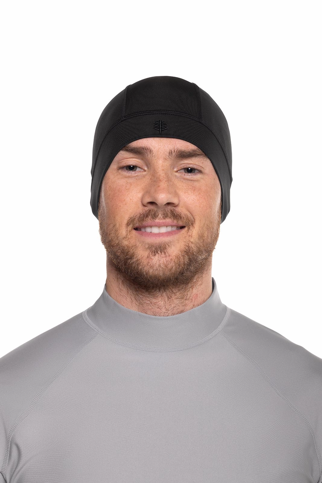 Unisex Aqua Sun Skully Cap | Black men's full coverage swimwear, casual swimwear for men
