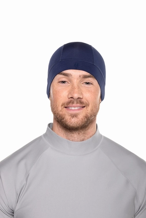 Unisex Aqua Sun Skully Cap  | Navy men's full coverage swimwear, casual swimwear for men