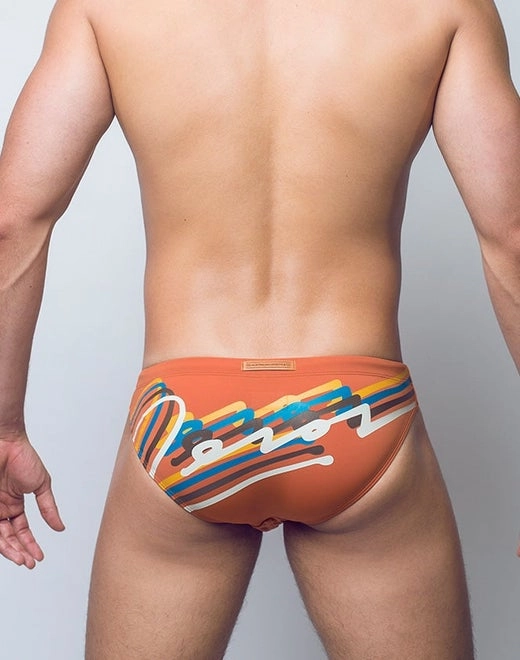 V20 Signature Print Swimwear - Sunburnt
