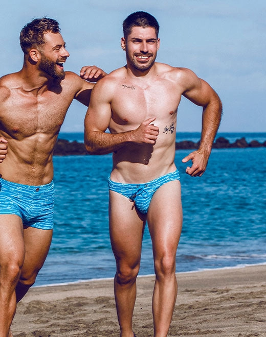 V20 Textured Swim Brief - Manrope Blue
