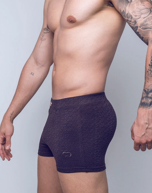 V60 Textured Swim Trunk- Signet Black
