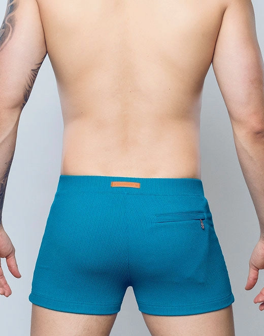 V60 Textured Swim Trunks - Railroad Teal