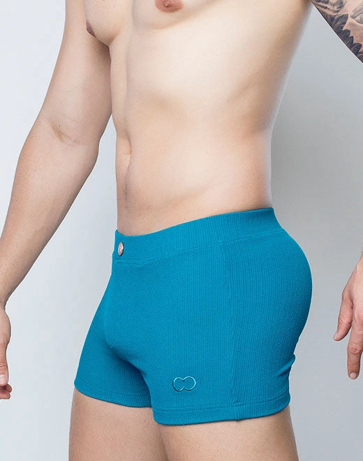 V60 Textured Swim Trunks - Railroad Teal