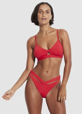 V Band High Cut Pant - Chilli push up bikinis women, sporty womens bikini sets