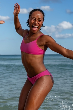 Valle Bikini Bottom - Snapdragon inclusive swimwear styles, all season swimwear options