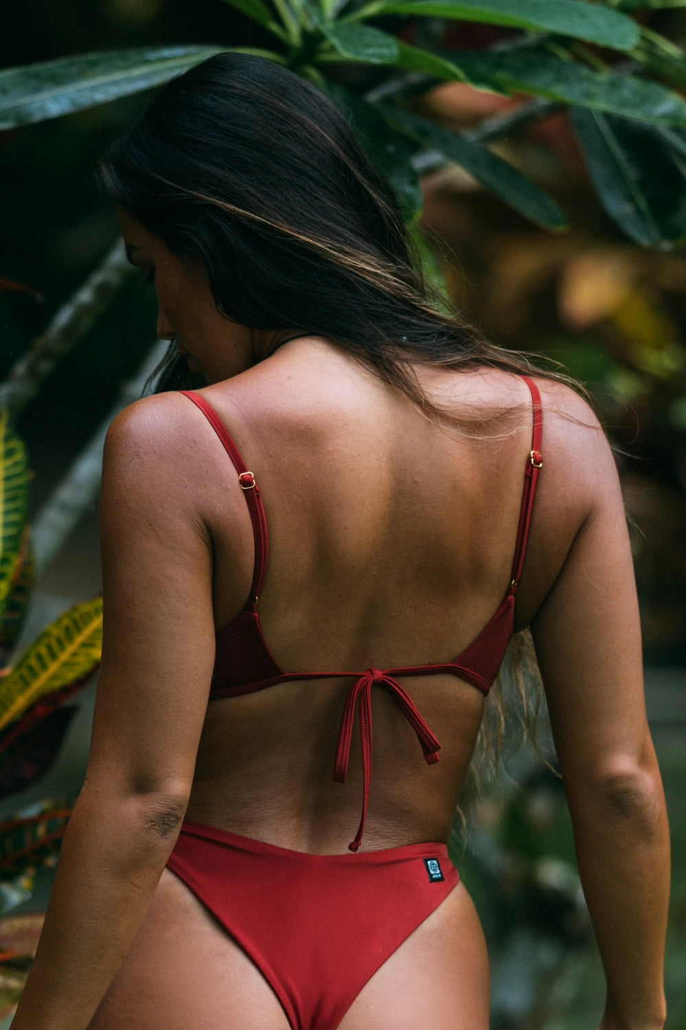 Vera Bikini Top - Garnet