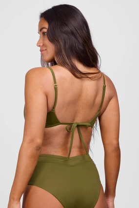 Vera Bikini Top - Kelp affordable swimwear for all, trendy swimwear for summer