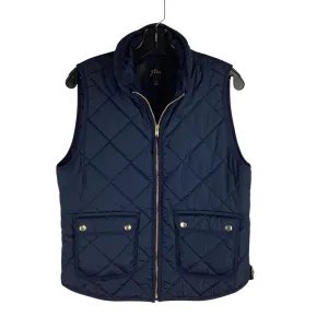 Vest Puffer & Quilted By J. Crew In Navy, Size: M j crew