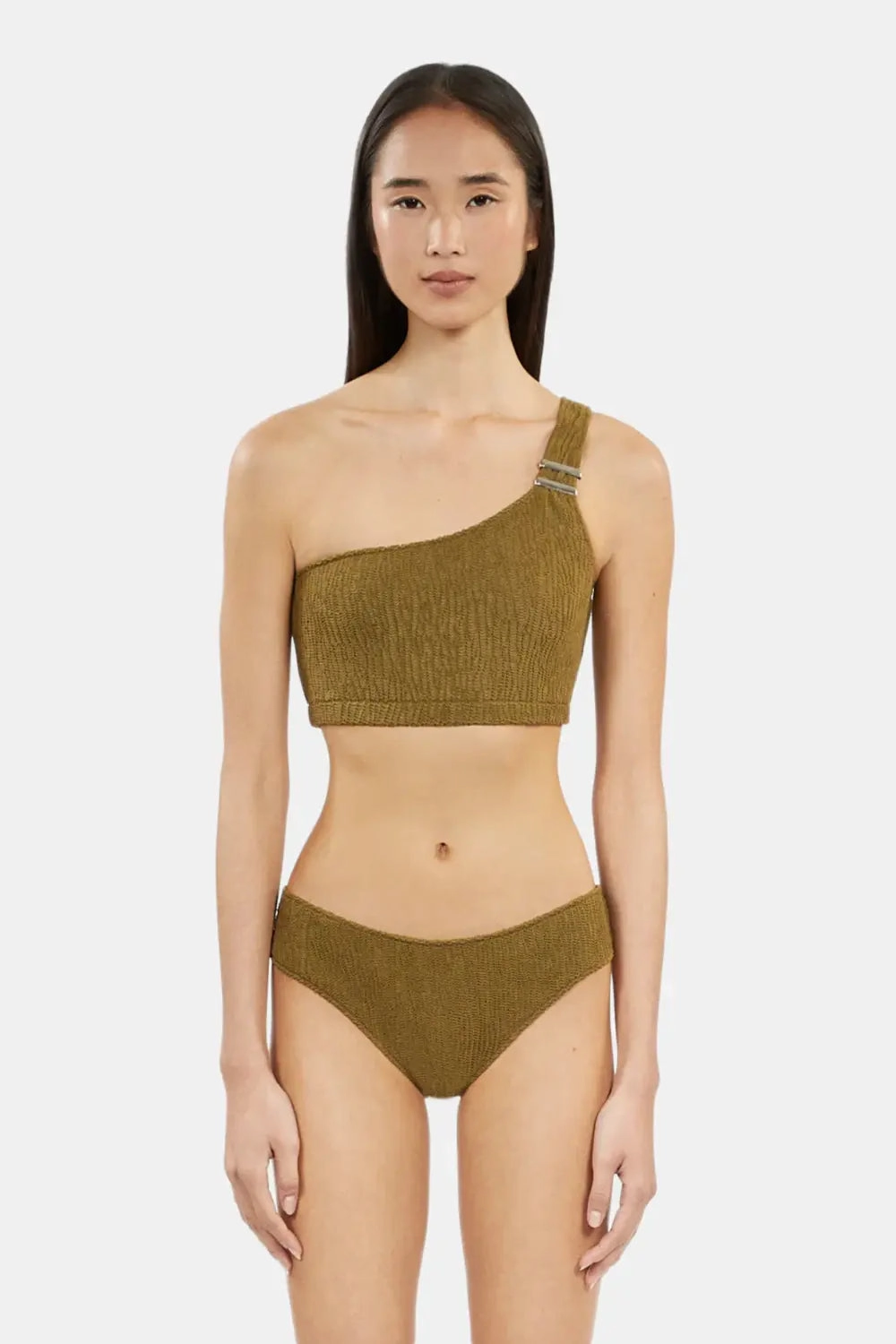 VICTORIA TWO PIECE TOP Kaki two piece swimsuits women, matching bikini sets