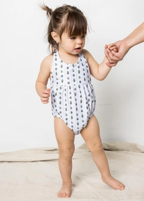 Vintage Blooms | Baby Romper One-Piece toddler girl swimwear, summer swimwear for girls
