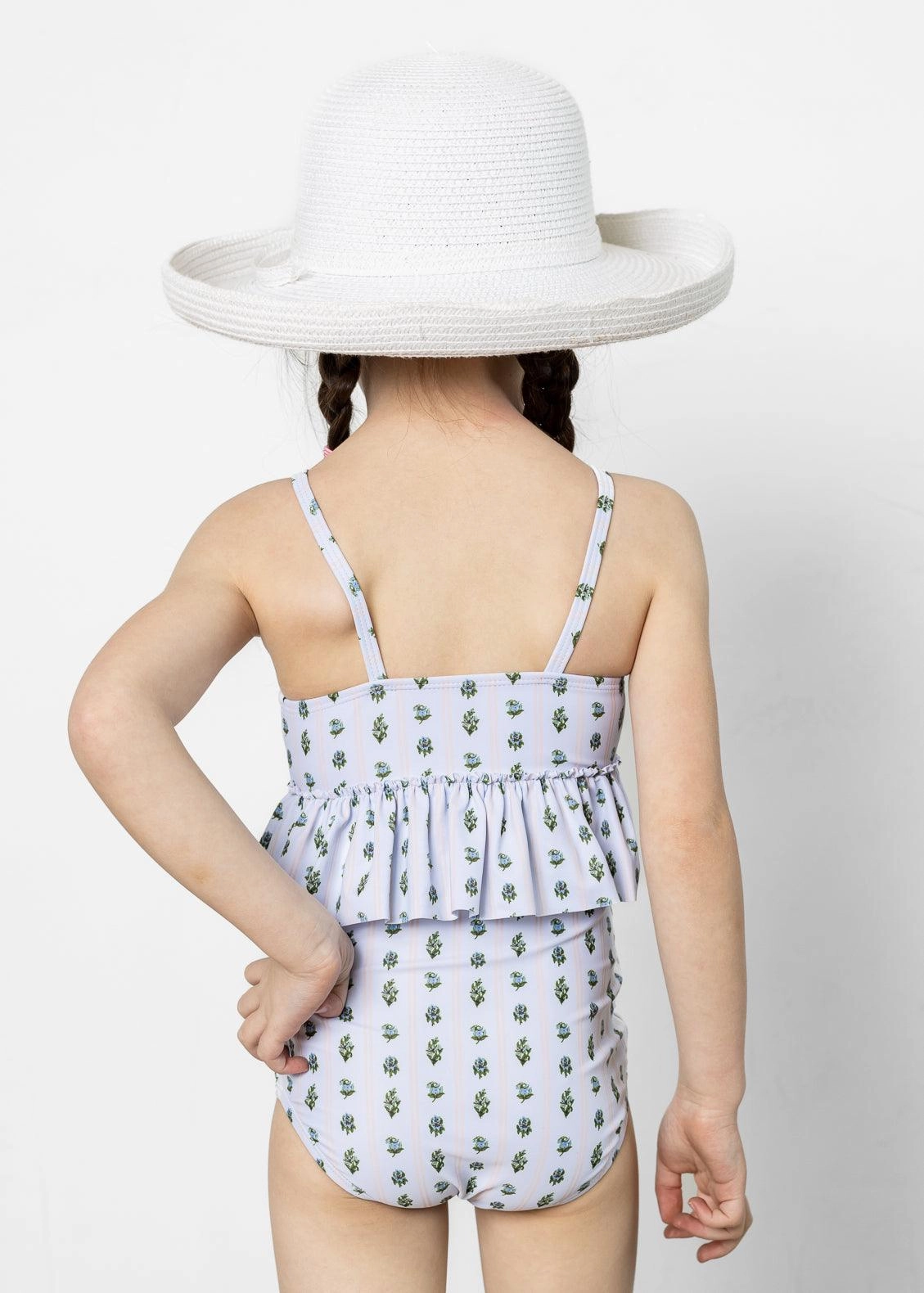 Vintage Blooms | Mini Peplum Top