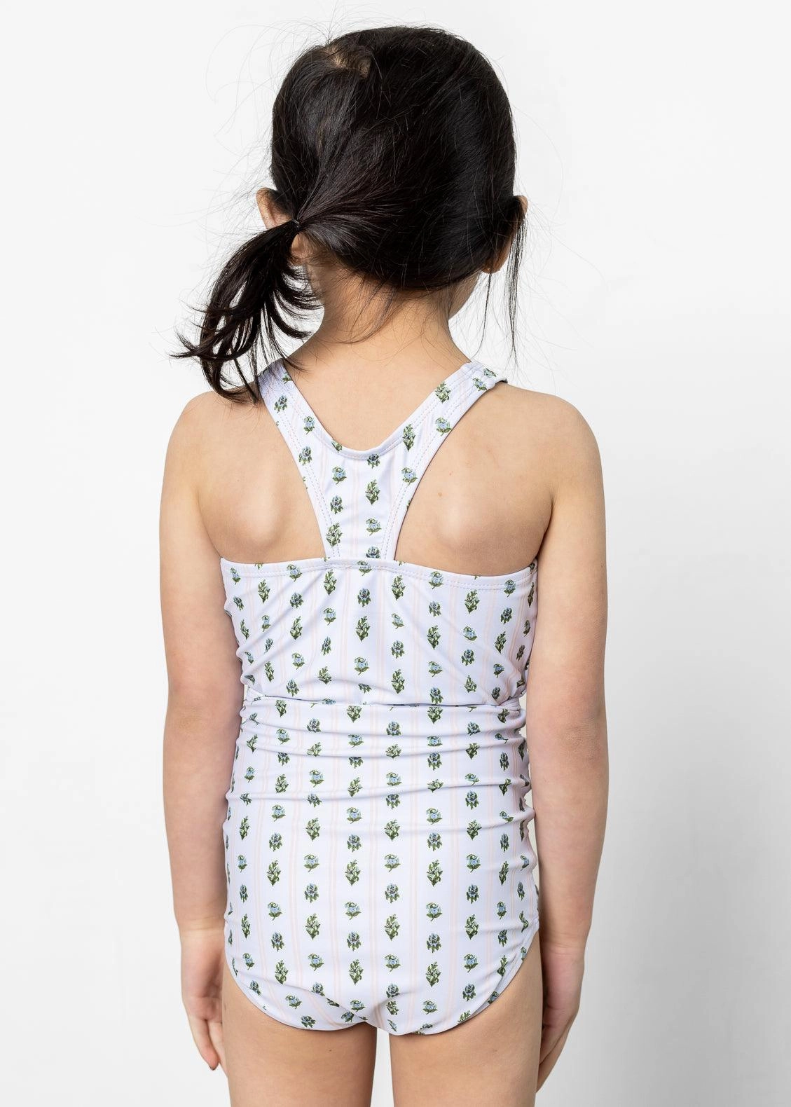 Vintage Blooms | Mini Racer Back Top