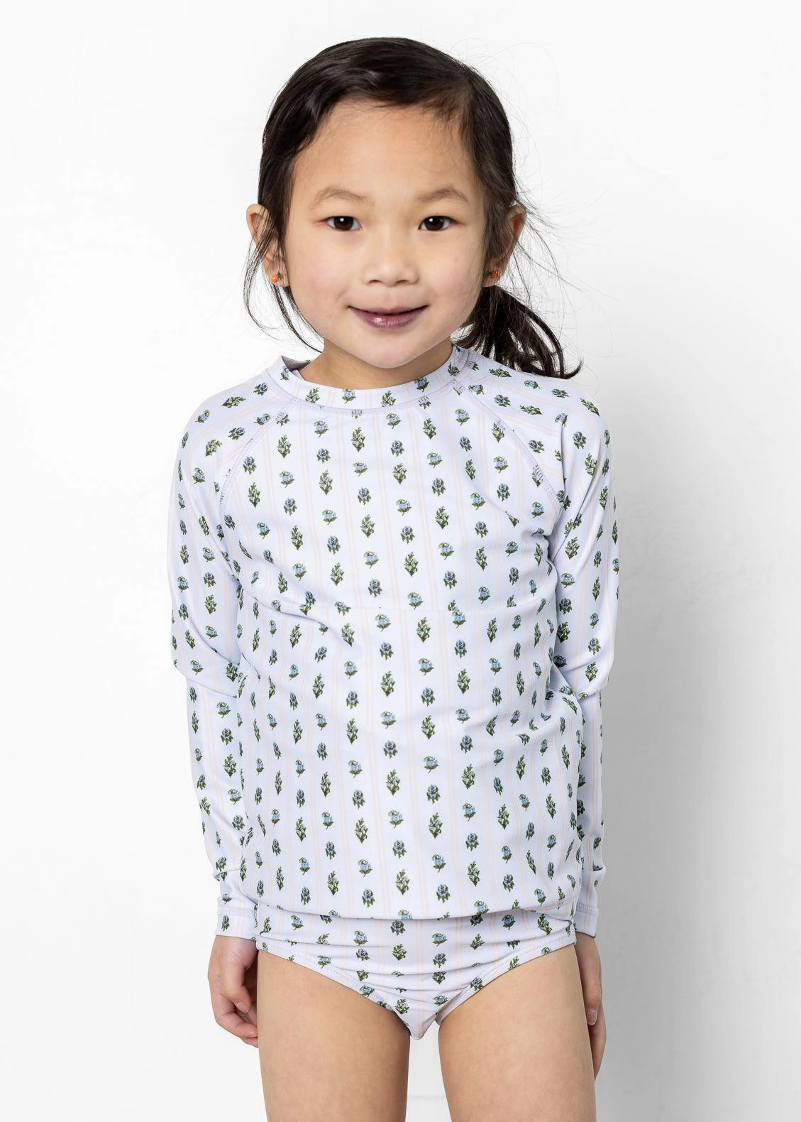 Vintage Blooms | Mini Rashguard Top (Unisex)