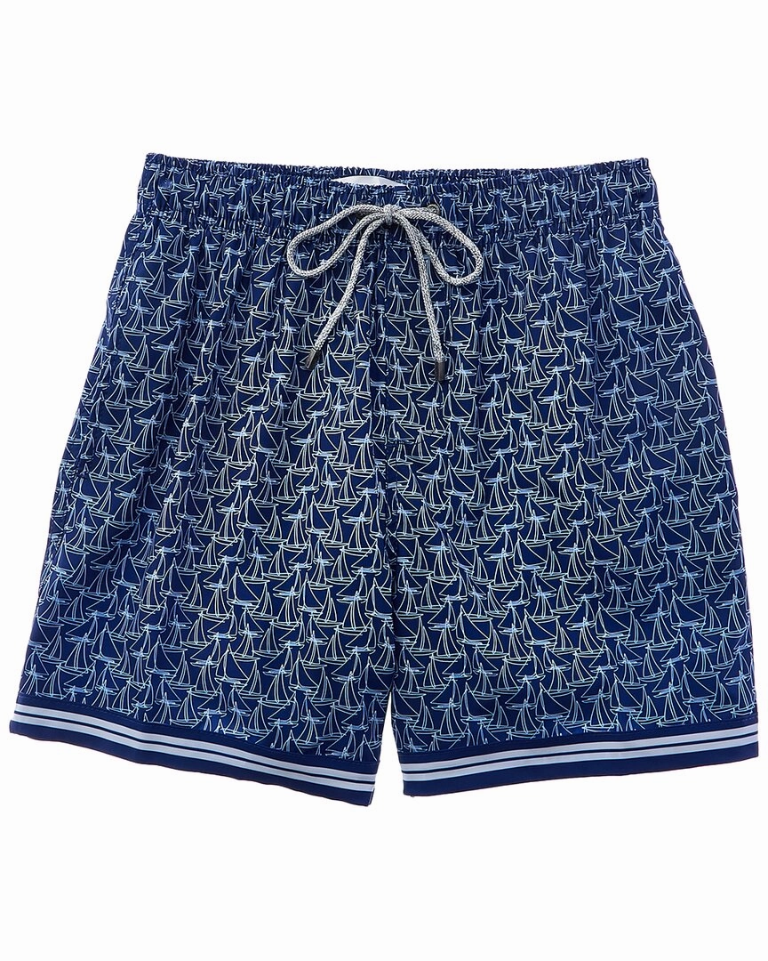 VINTAGE SUMMER 4-Way Stretch Volley Swim Trunk mens full coverage swimwear, stylish mens swim trunks