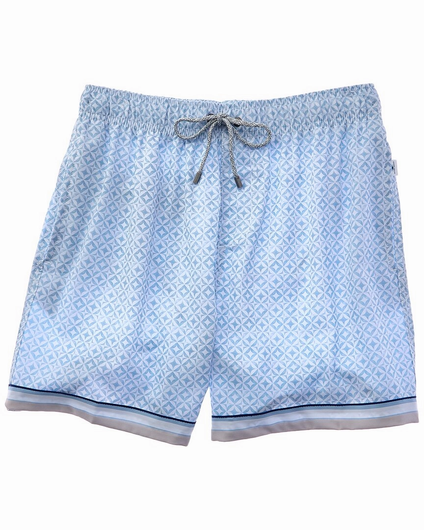 VINTAGE SUMMER 4-Way Stretch Volley Swim Trunk mens full coverage swimwear, stylish mens swim trunks