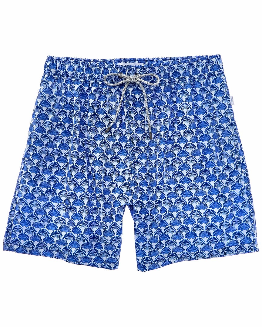 VINTAGE SUMMER 4-Way Stretch Volley Swim Trunk mens full coverage swimwear, stylish mens swim trunks