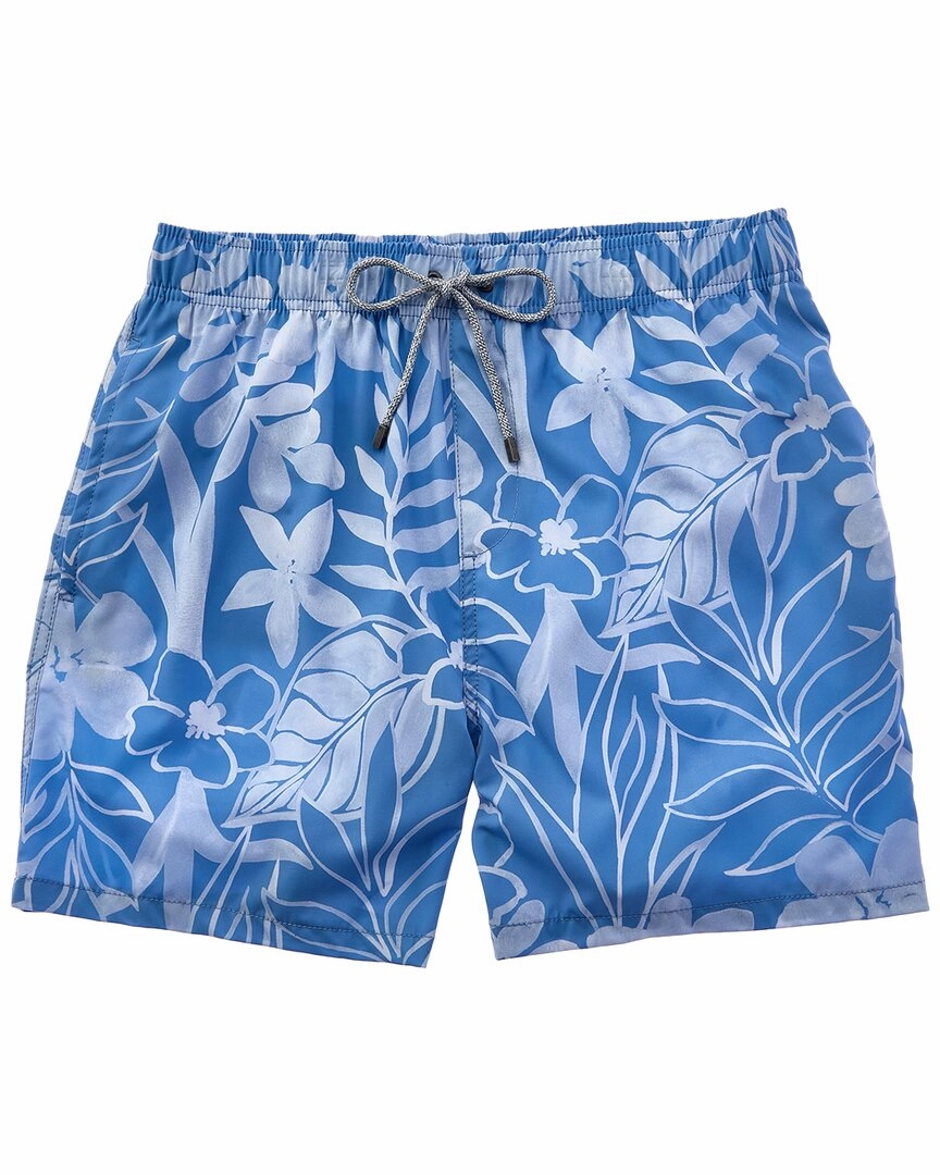 VINTAGE SUMMER 4-Way Stretch Volley Swim Trunk mens full coverage swimwear, stylish mens swim trunks