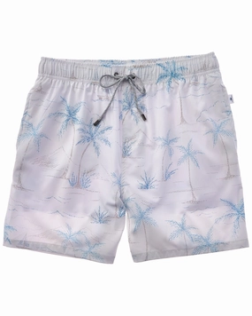 VINTAGE SUMMER 4-Way Stretch Volley Swim Trunk mens full coverage swimwear, stylish mens swim trunks